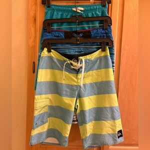 Quiksilver Men's Swim trunks - 3 pcs. - Assorted styles & colors